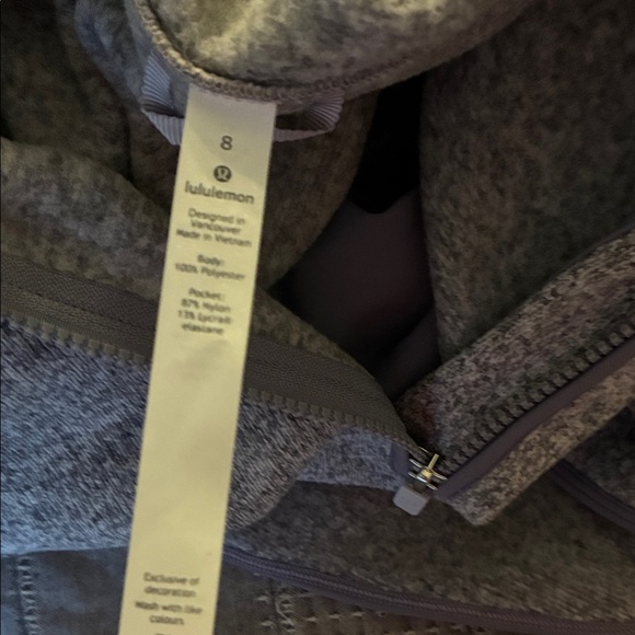 Lululemon Athletica Heathered Gray Hoodie - Picture 6 of 7